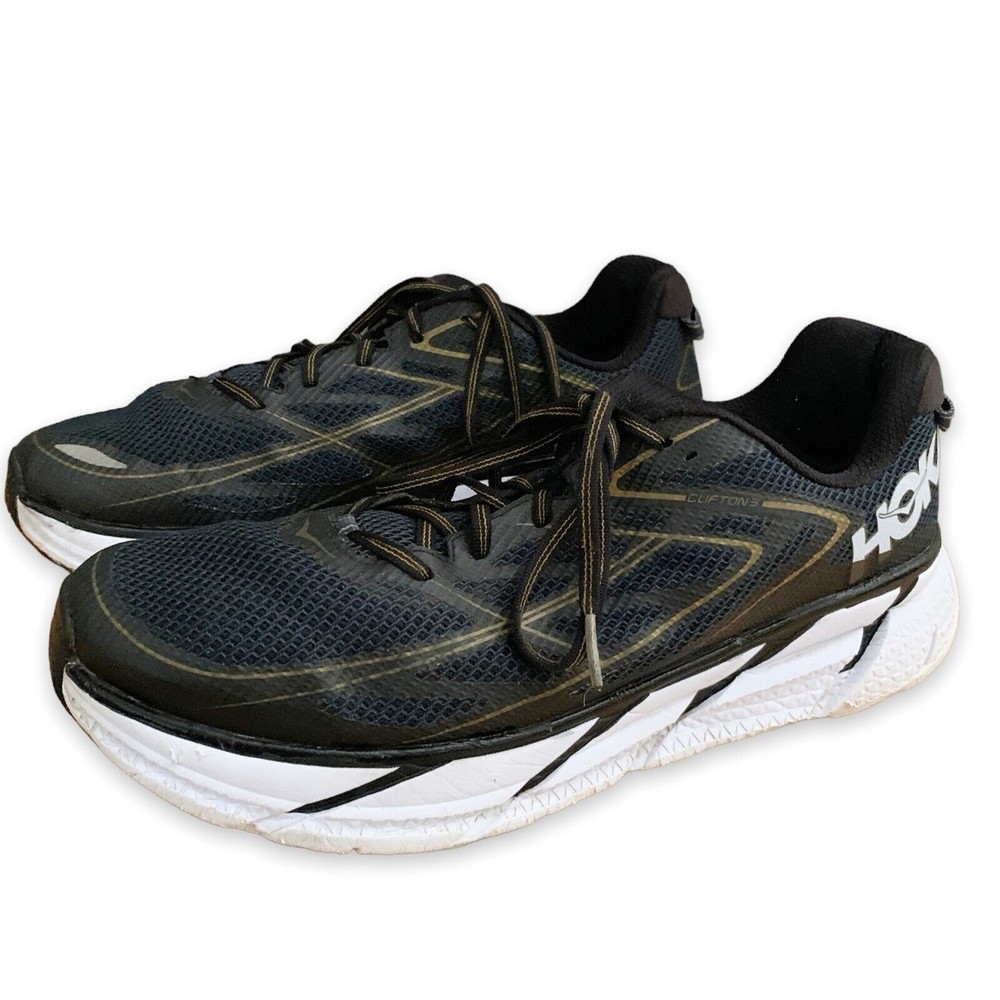 HOKA One One Clifton 3 Black Sneaker Shoe